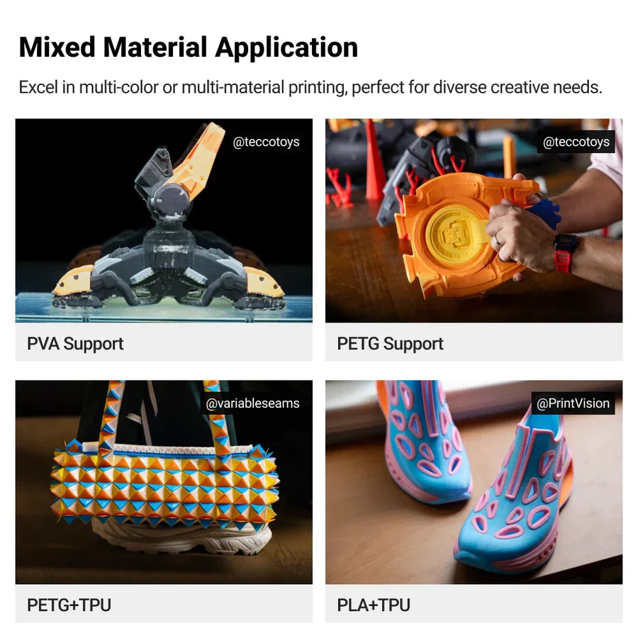 Impresora Snapmaker U1 Con Sistema Multicabezal