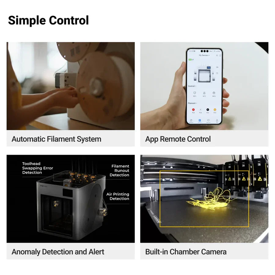 Impresora Snapmaker U1 Con Sistema Multicabezal