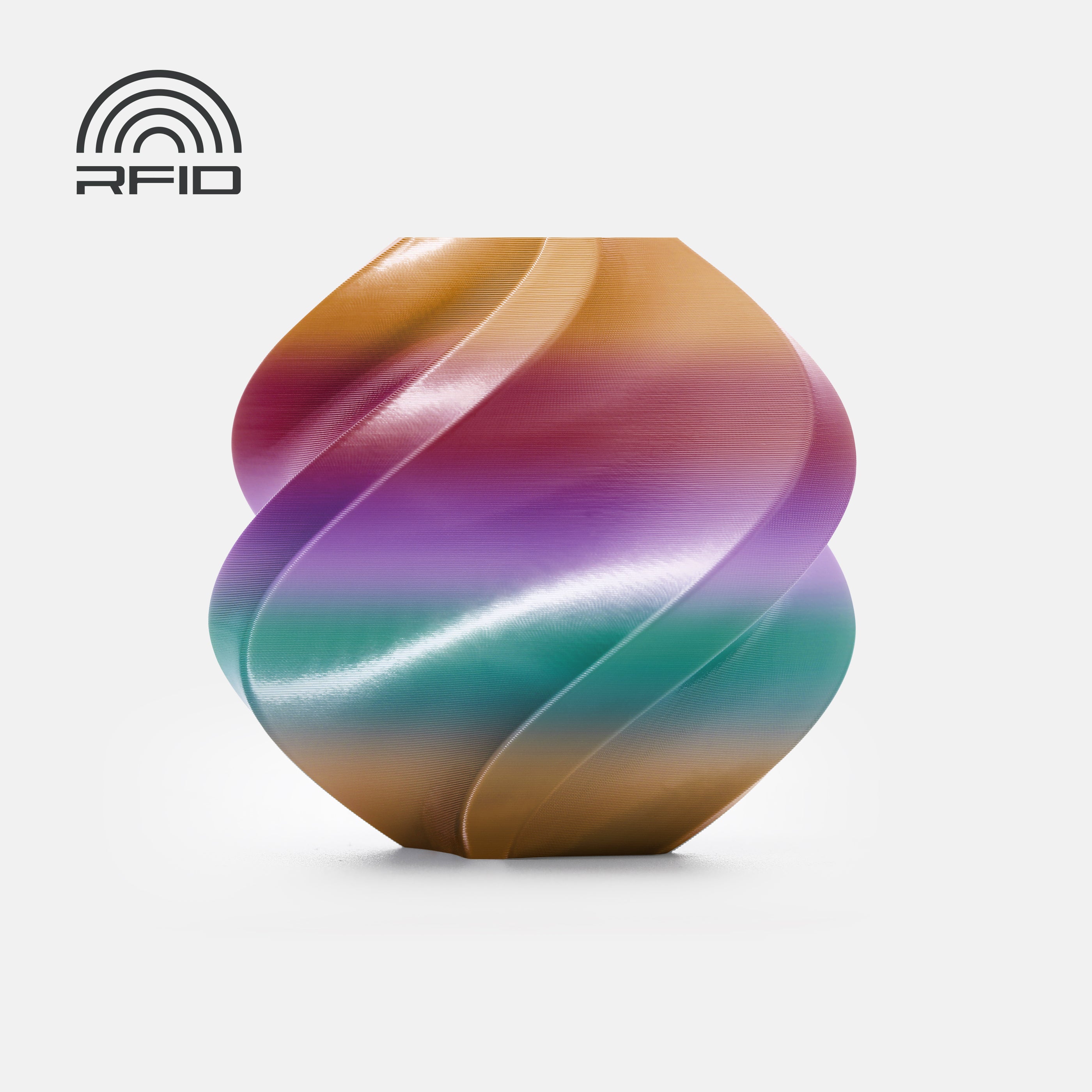 FILAMENTO BAMBULAB PLA SEDA / SILK MULTICOLOR 1,75 mm COLOR RESPLANDOR