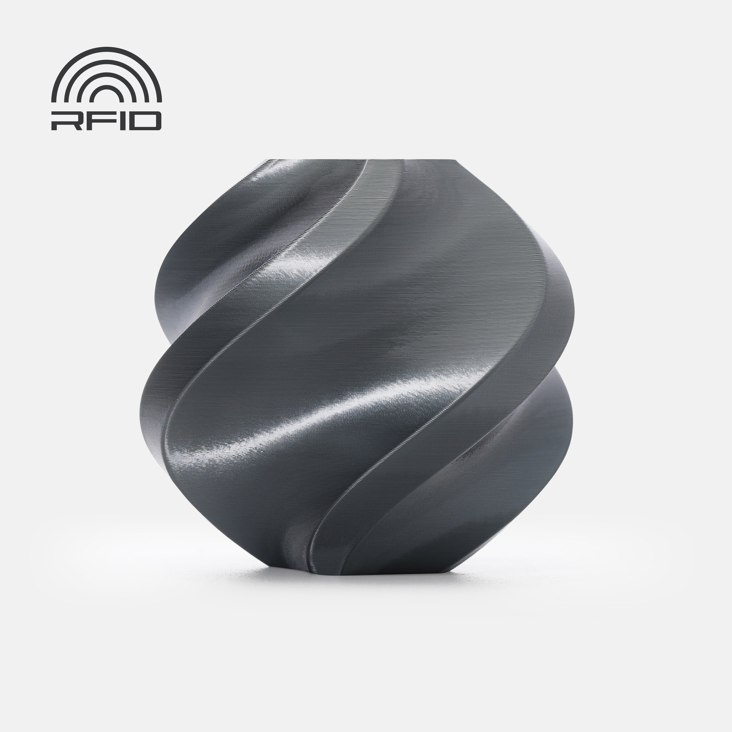 FILAMENTO BAMBULAB PLA SILK 1,75 mm COLOR GRIS TITANIO